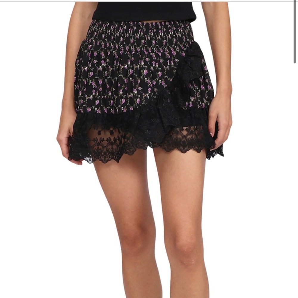 NWT Muche et Muchette floral mini skirt